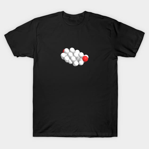 Testosterone Molecule Chemistry T-Shirt by ChemECool